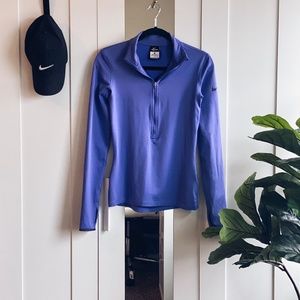 NWOT • NIKE • Dri-Fit • Quarter-Zip • Purple